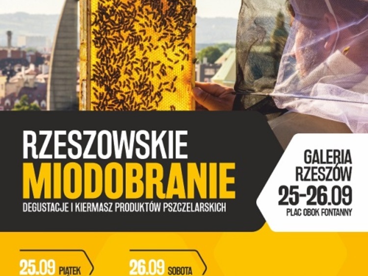 ZACZYNAMY RZESZOWSKIE MIODOBRANIE – DEGUSTACJA I KIERMASZ